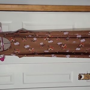 Lularoe  Floral print maxi size large EUC